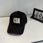 Herren-Baseballcap mit Distressed-Optik und Motivations-Stickerei