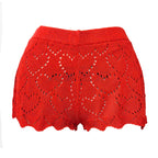 Damen-Häkelshorts für den Strand