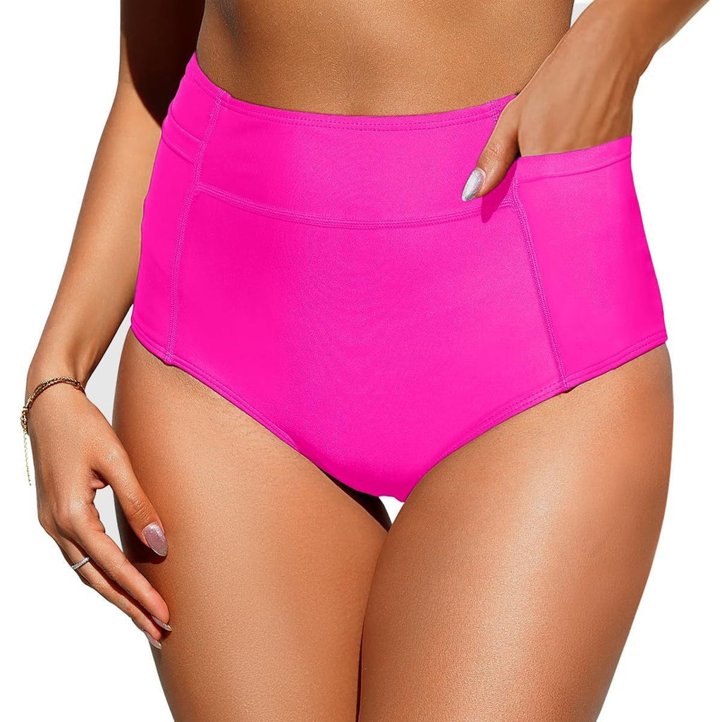 Damen High-Waist Badeshorts