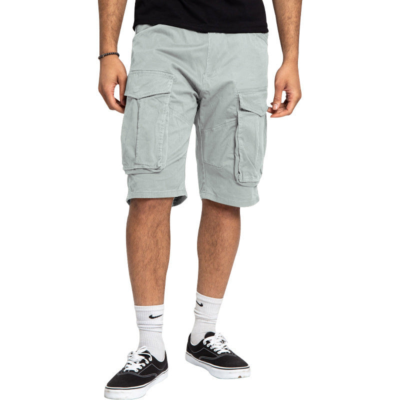 Herren-Cargoshorts mit großen Klappentaschen