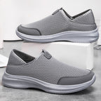Damen Atmungsaktive Slip-On Freizeitschuhe mit elastischem Mesh-Obermaterial EB