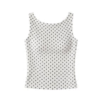 Damen Trägershirt mit verspieltem Polka-Dots-Muster EB