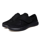 Damen Bequeme Slip-On Freizeitschuhe mit verstellbarem Klettverschluss EB