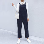 Lässiger Damen-Jumpsuit mit Stehkragen