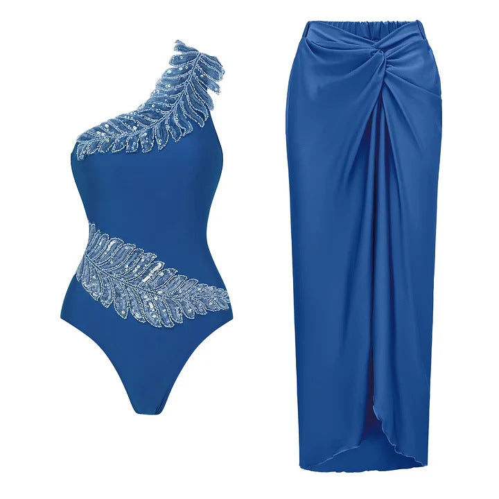 Eleganter Damen-Jumpsuit mit funkelnden Pailletten-Applikationen