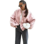 Damen Gemütlicher Teddy-Mantel mit oversized Schnitt EB