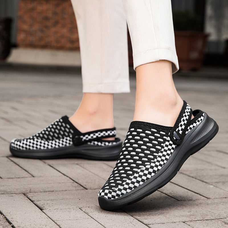 Damen Bequeme und luftige Clogs mit atmungsaktivem Obermaterial EB