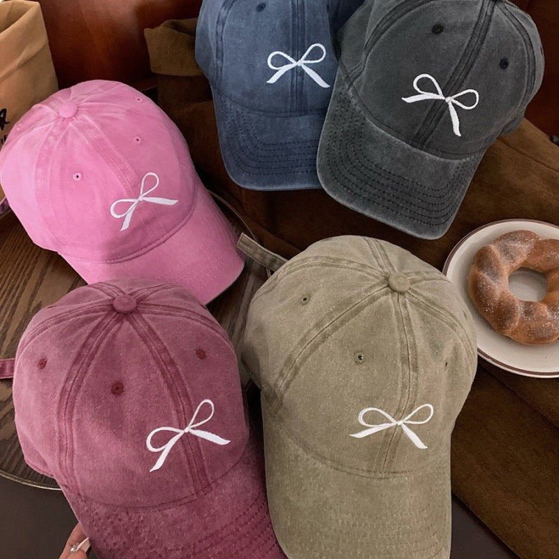 Lässige bestickte Baseballkappe für Damen