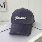 Damen-Freizeitkappe im Distressed-Look