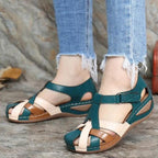 Damen anatomische Sandalen mit verstellbarem Riemen und atmungsaktiver Sohle EB