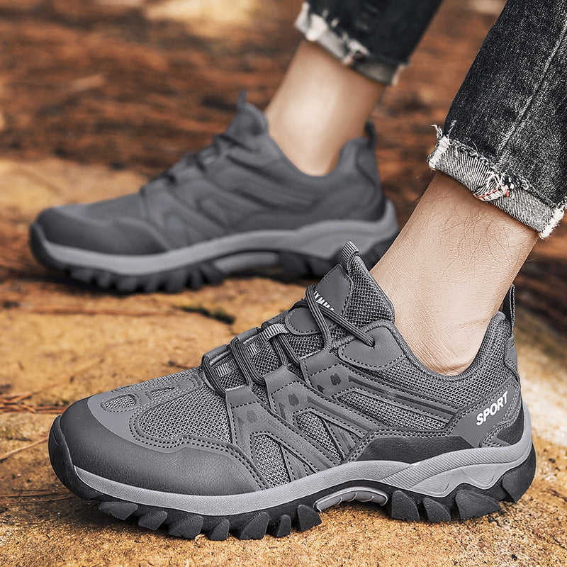 Herren nan robuster Trailtrekkingschuh mit wasserabweisender Membran, verstärkter Zehenkappe und griffiger Geländelaufsohle EB