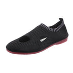 Damen atmungsaktive Laufchuhe mit flexiblem Strick-Obermaterial EB