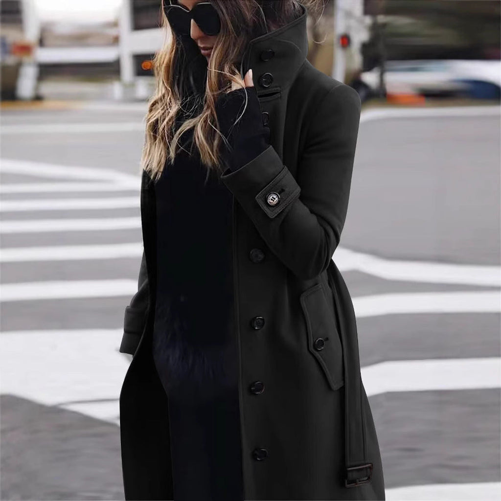 Damen Hochwertiger Trenchcoat EB