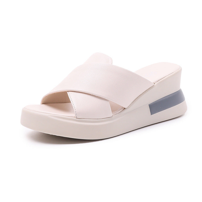 Damen Bequeme Sling-Sandalen mit elegantem Querriemen EB