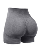 Damen Hochbundige Fitness Shorts mit innovativer Formgebung EB