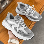 Damen Sportliche Laufschuhe mit atmungsaktiver Mesh-Oberfläche und dämpfender Sohle EB