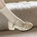 Damen Ballerinas mit dekorativer Schleifenapplikation und stabiler Sohle EB