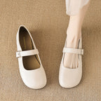 Damen Ballerinas mit verstellbarem Riemen und angenhmem Innenfutter EB