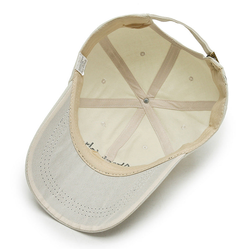 Lässige, bestickte Damen-Baseballkappe