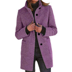 Damen eleganter Wollmantel mit optimaler Passform EB