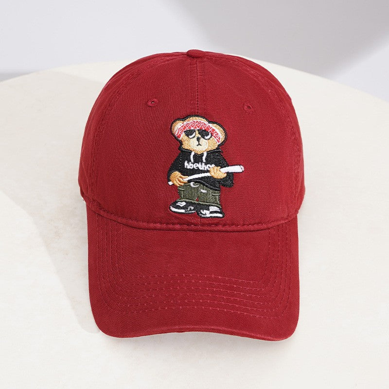 Herren Baseballkappe mit Cartoon-Stickerei