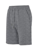 Herren nan strukturierte Lounge-Shorts mit Elastikbund Tunnelzug und seitlichen Eingrifftaschen EB