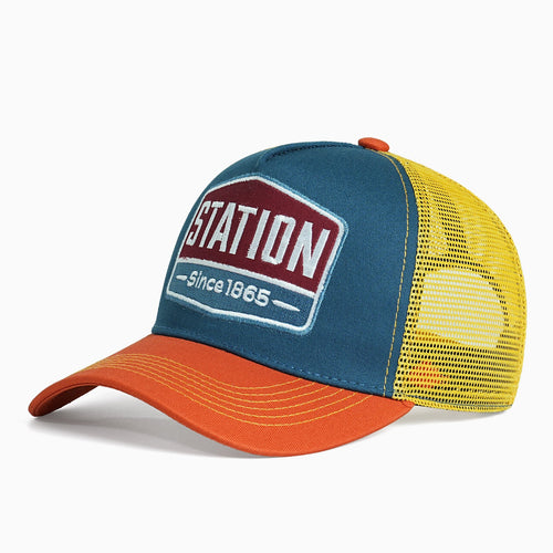 Atmungsaktive Damen-Trucker-Cap im Vintage-Design