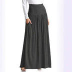Damen Maxi-Rock mit elastischem Bund und Taschen EB