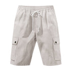 Herren Cargoshorts mit elastischem Bund und Klappentaschen