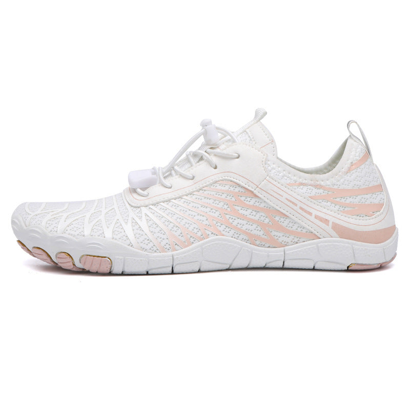 Unisex nan ultraleichter Barfuß-Wasserschuh mit rutschfester Laufsohle und Kordelzugverschluss EB