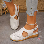 Damen Bequeme Clogs mit luftigen Cut-Outs EB