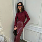 Damen Eleganter rock mit figurbetontem Schnitt EB