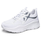 Damen Sportliche Laufschuhe mit atmungsaktivem Mesh-Obermaterial und gepolsterter Sohle EB