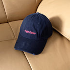 Damen Baseballkappe aus Baumwolle im Used-Look
