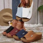 Damen bequeme Clogs mit ergonomischer Fußbett und modischem Riemendesign EB