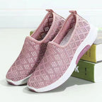 Damen atmungsaktive Freizeitschuhe mit leichtem Mesh-Obermaterial und rutschfester Sohle EB