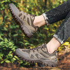 Herren nan robuster Trailtrekkingschuh mit wasserabweisender Membran, verstärkter Zehenkappe und griffiger Geländelaufsohle EB