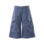 Stilvolle Herren-Cargoshorts mit weitem Schnitt und praktischen Taschen