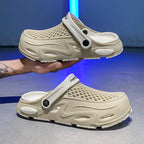 Herren Atmungsaktive Clogs mit verstellbarem Riemen EB