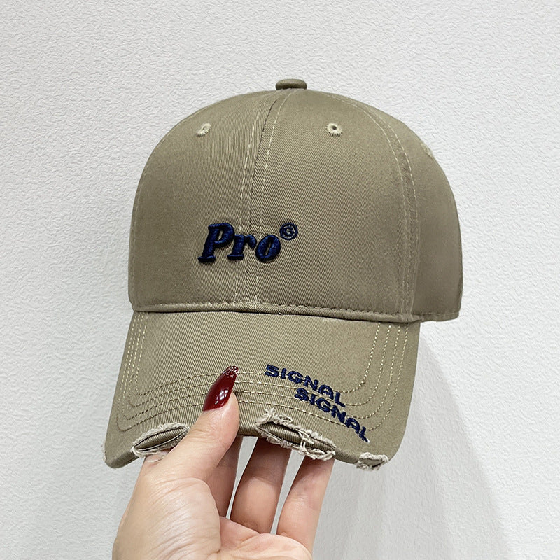 Damen Baseballcap im Distressed-Look