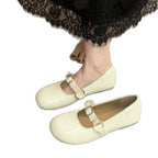 Damen elegante Ballerinas mit modischem Riemchen und komfortablem Fußbett EB