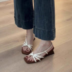 Damen Slingback-Pumps mit modischem Design und bequemer Wedge-Sohle EB