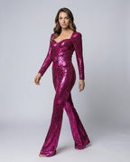 Glamouröser Pailletten-Jumpsuit für Damen