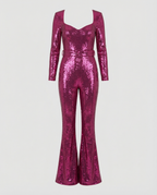 Glamouröser Pailletten-Jumpsuit für Damen