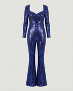 Glamouröser Pailletten-Jumpsuit für Damen