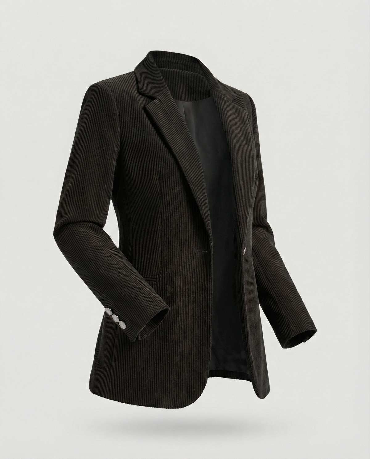 Damen Cordblazer mit Reverskragen