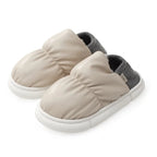 Gepuffte Hausschuhe - Warm - Innen - Hausschuhe - Winterslipper EB