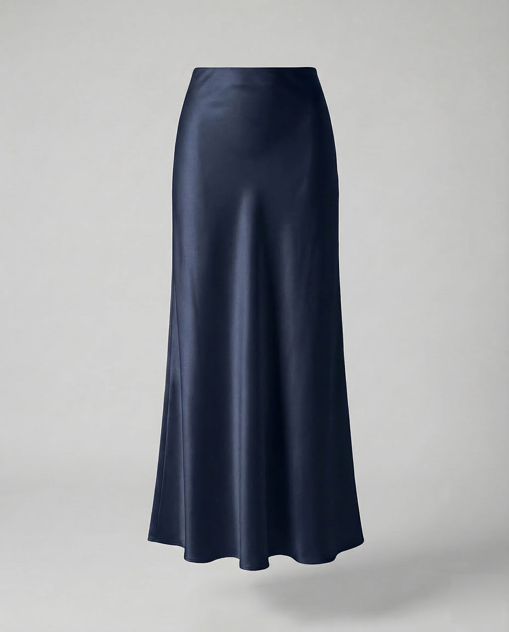 Damen Maxirock Satin High Waist