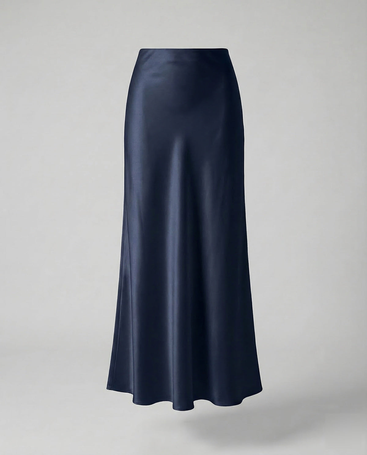 Damen Maxirock Satin High Waist