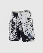 Herren Netz-Trainingshose Kurz Elastikbund Logo-Applikation